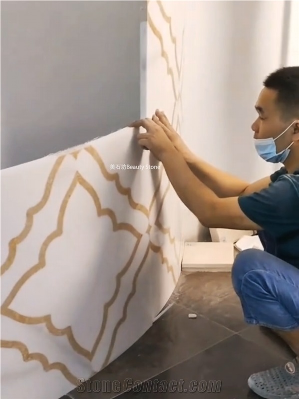 Marble Carving Building Ornaments For Interior Mosque