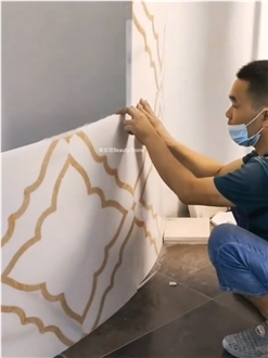 Marble Carving Building Ornaments For Interior Mosque