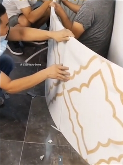 Marble Carving Building Ornaments For Interior Mosque