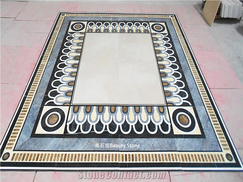 Regional Style Design Waterjet Pattern Medallions