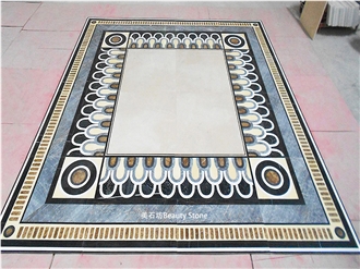 Regional Style Design Waterjet Pattern Medallions