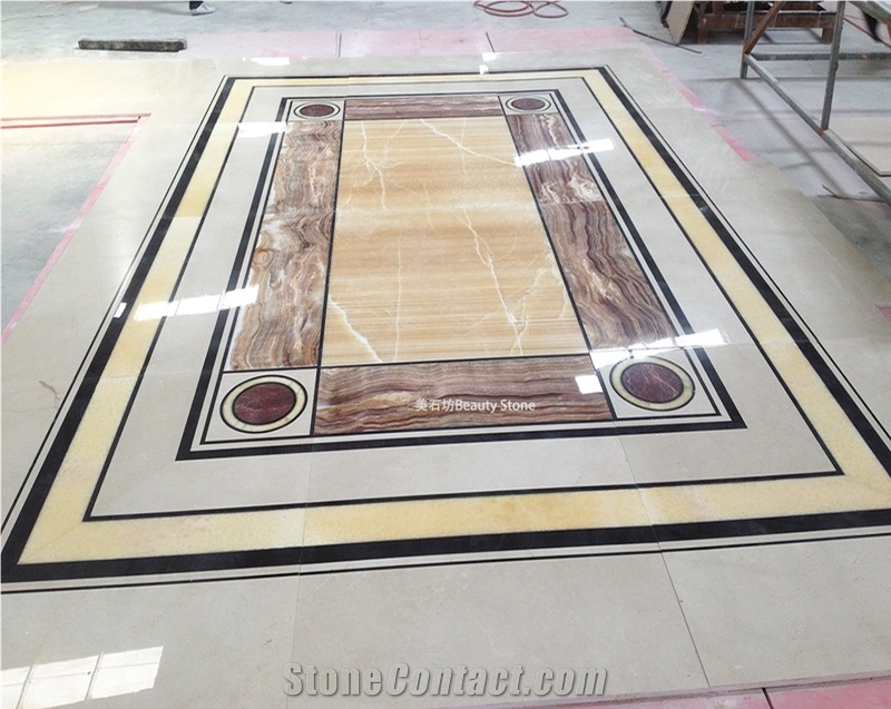 Regional Style Design Waterjet Pattern Medallions