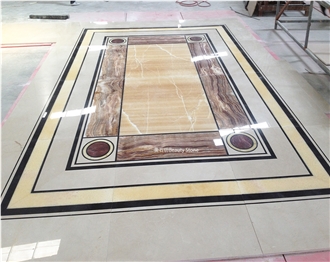 Regional Style Design Waterjet Pattern Medallions