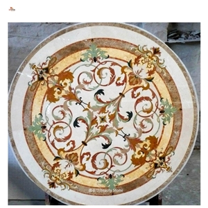 Rich Small Patterns For Inner Flooring  Waterjet Medallions