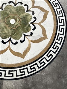 Simple Flower Small Pattern Carpet Medallions Tile