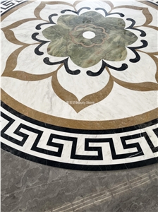Simple Flower Small Pattern Carpet Medallions Tile