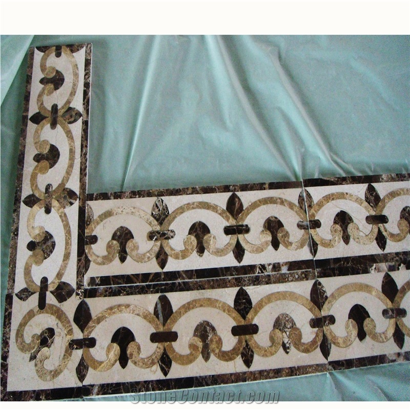 Waterjet Marble Border Decos Pattern Design