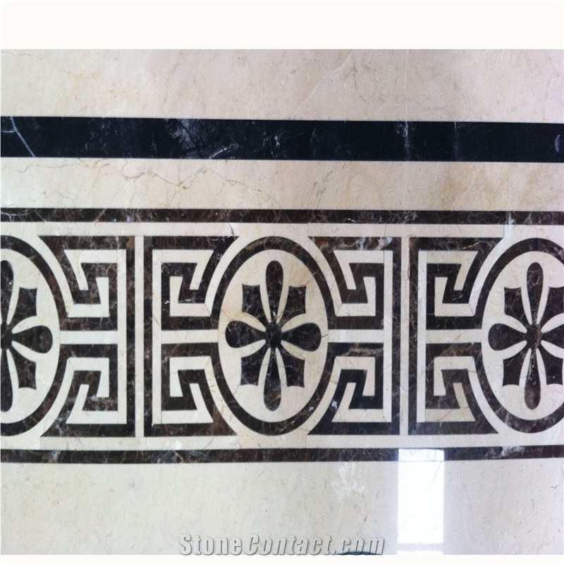 Waterjet Marble Border Decos Pattern Design