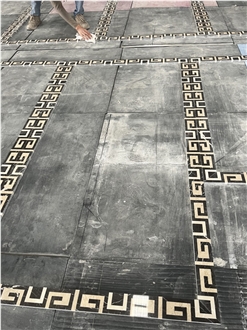 Waterjet Marble Border Decos Pattern Design