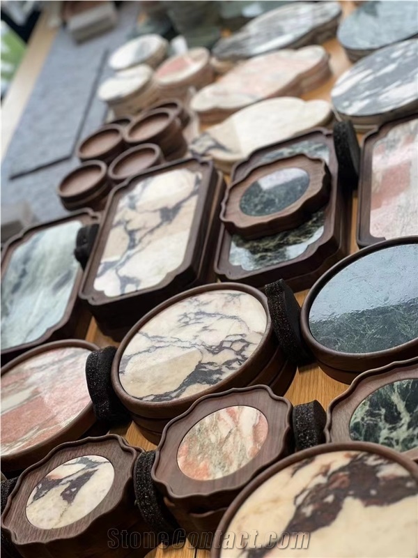 Calacatta Viola Marble Serving Plates