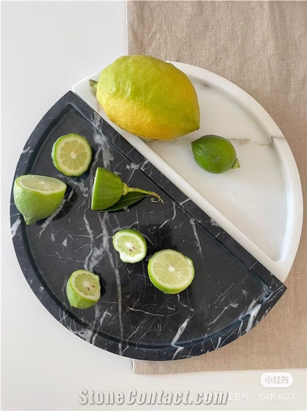 Calacatta Viola Marble Serving Plates