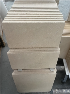 New Antique Beige Limestone French Pattern Pavement Setts