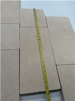 New Antique Beige Limestone French Pattern Pavement Setts