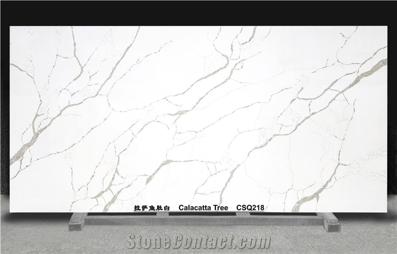 Calacatta Tree CSQ218 Quartz Slabs
