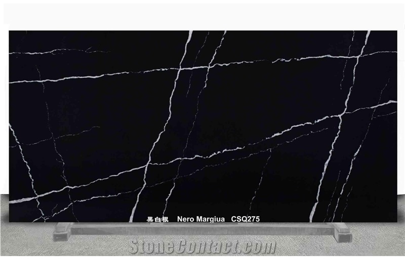 Nero Marqiua Quartz Slabs
