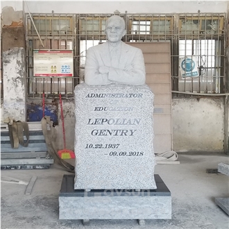 Customized Human Head To Chest Bust Memorial Monument