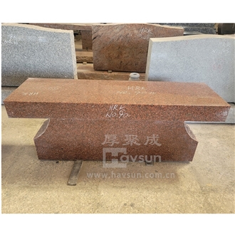 Many Colors Available Pedestal Cemetery Bench