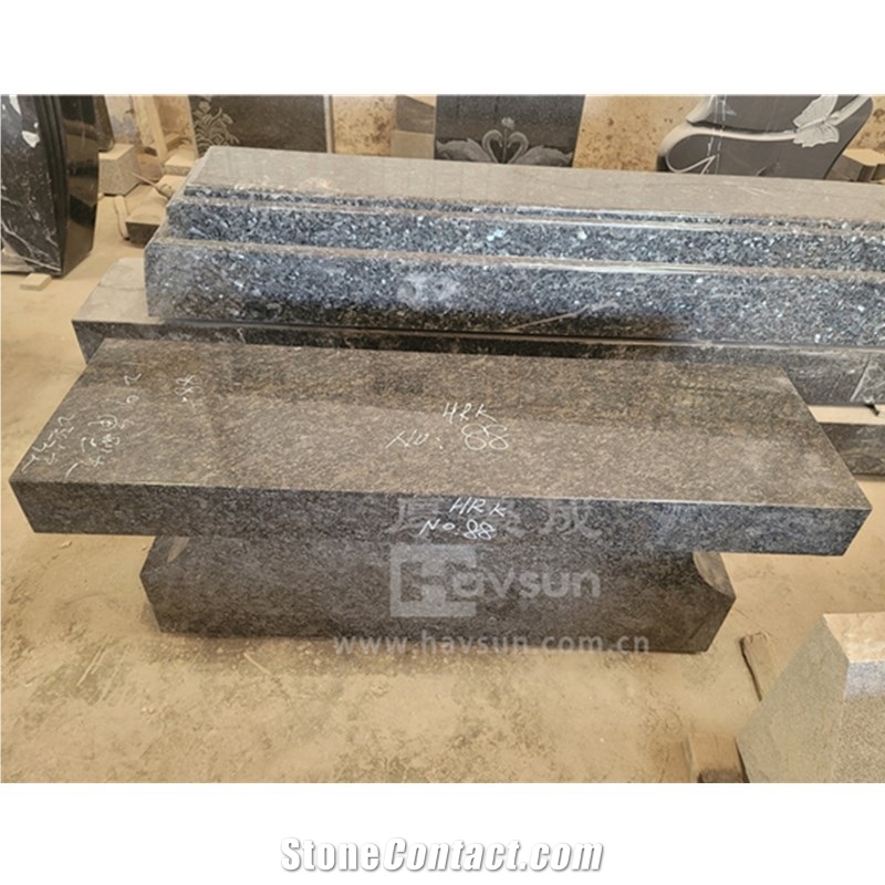 Many Colors Available Pedestal Cemetery Bench