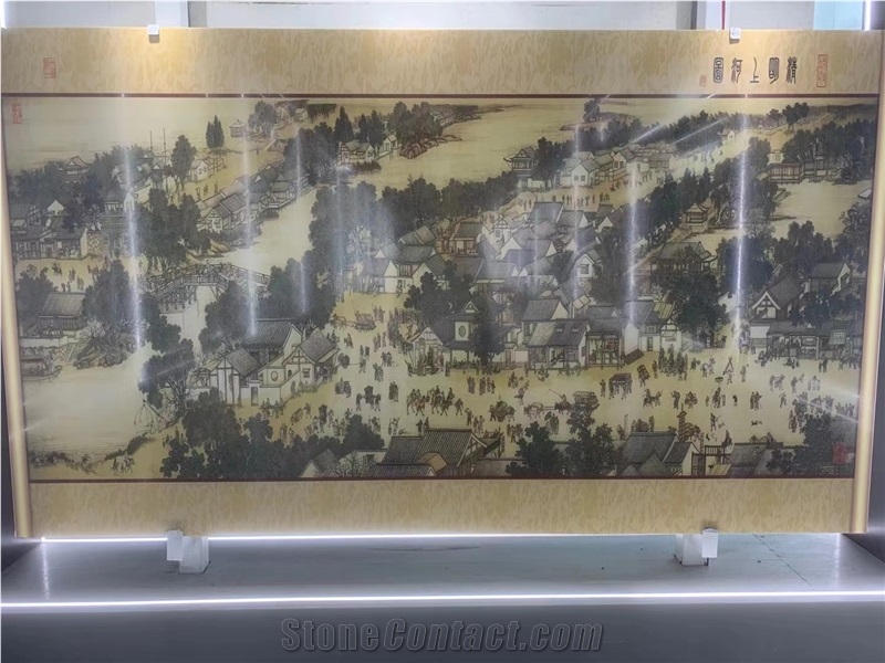 Awesome Beautiful Chinese 3D Artificial Stone Quartz Slabs