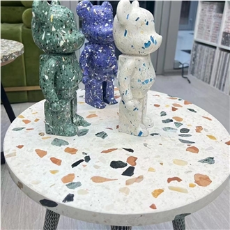 Multicolor Terrazzo Slabs & Tiles For Tabletops