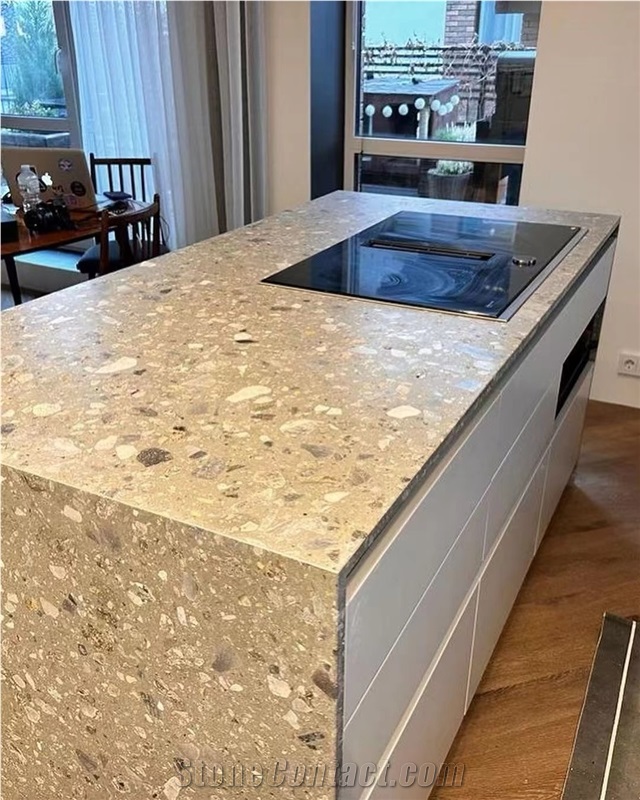 Multicolor Terrazzo Slabs & Tiles For Tabletops