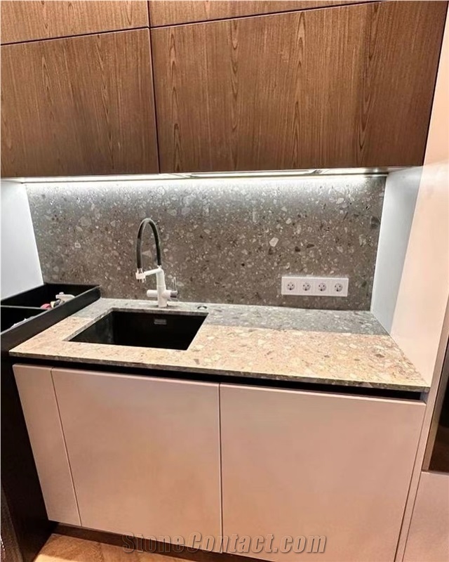 Multicolor Terrazzo Slabs & Tiles For Tabletops
