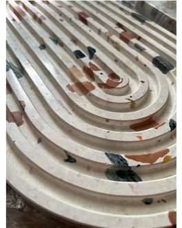 Multicolor Terrazzo Slabs & Tiles For Tabletops