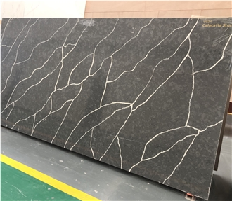 Pure Calacatta Quartz Slabs & Tiles With High Quality