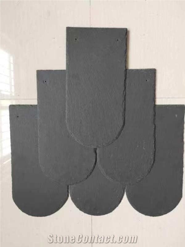 Hubei Black Slate Stone Roof Tiles