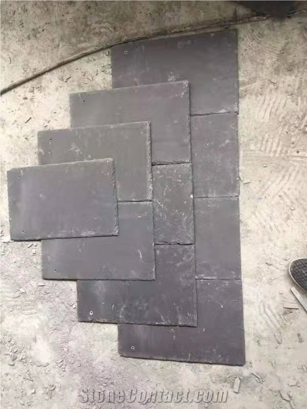 Hubei Black Slate Stone Roof Tiles