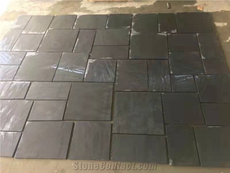 Hubei Black Slate Stone Roof Tiles