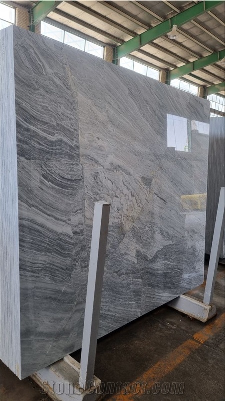 Silver Grey Marble Slabs