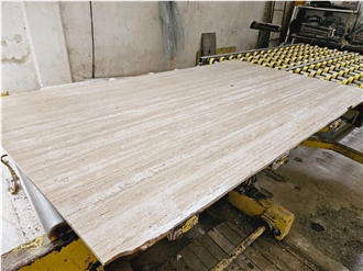 Unfilled Cream Light Travertine Slabs Unfilled Cream Light Travertine Slabs