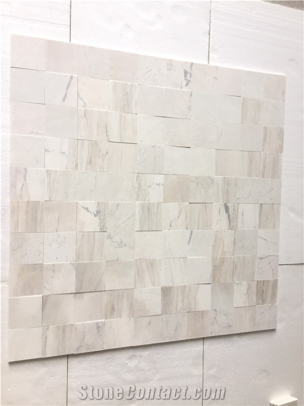 Wooden Vein White Marble 10X10x2 Tiles