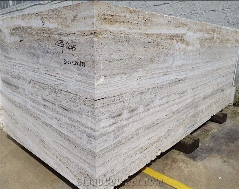 New Travertine Silver- Travertino Silver Blocks