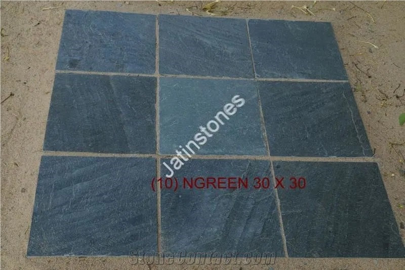 Ocean Green Slate Stone Tiles
