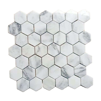 Best Sale Hexagon Marble Water-Jet Mosaic Wall Tiles