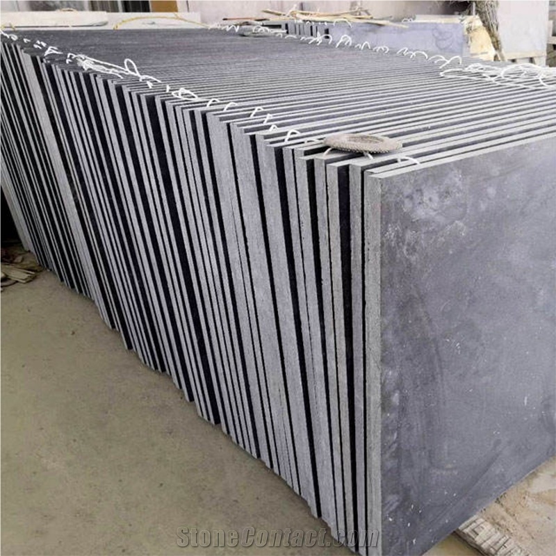 Blue Limestone Honed Wall Copings, Wall Parapets
