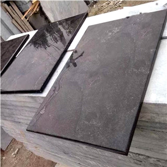 Blue Limestone Honed Wall Copings, Wall Parapets