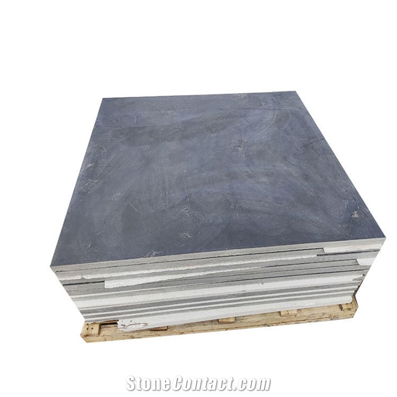 Blue Limestone Honed Wall Copings, Wall Parapets