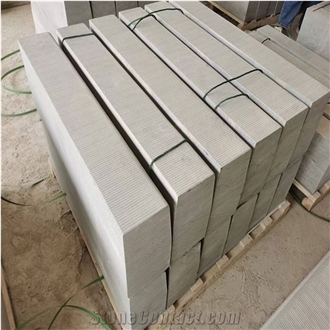Blue Stone With Chiseled Landscaping Kerbstone