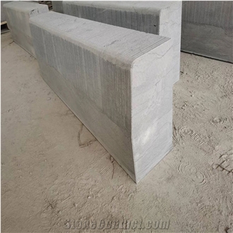 Blue Stone With Chiseled Landscaping Kerbstone