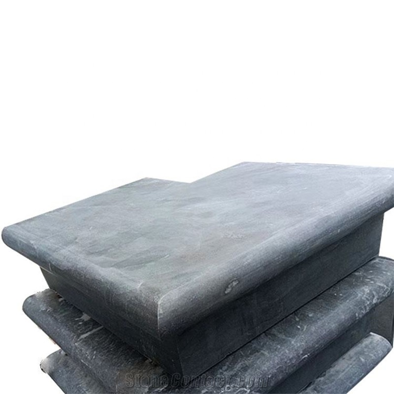 Bullnose Natural Limestone Swimming Pool Coping Tiles Edging