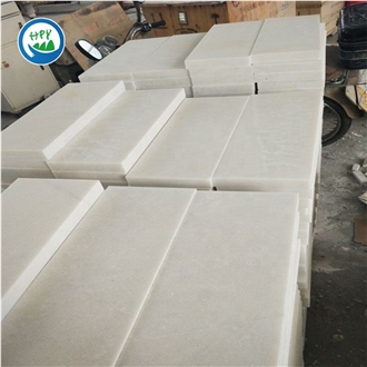 Cheap Price Natural Pure White Marble Beautiful Cobble Stone