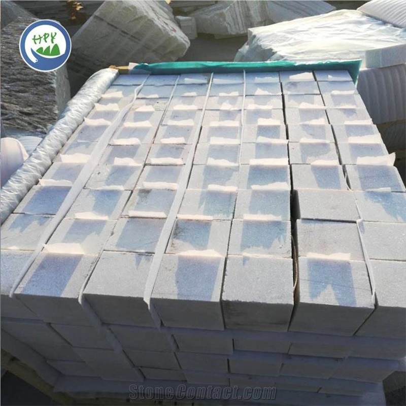 Cheap Price Natural Pure White Marble Beautiful Cobble Stone