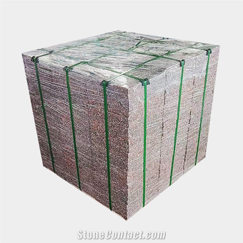 China Cheap G368 Natural Red Granite Paving Tiles