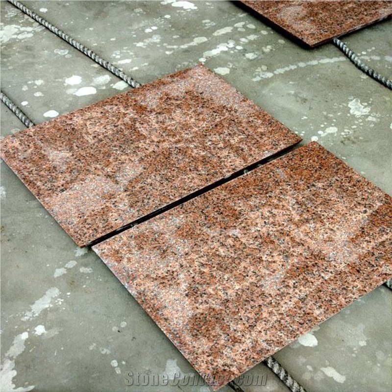 China Cheap G386 24X24 Polished Red Granite Tiles For Sale