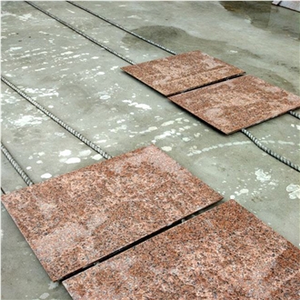 China Cheap G386 24X24 Polished Red Granite Tiles For Sale