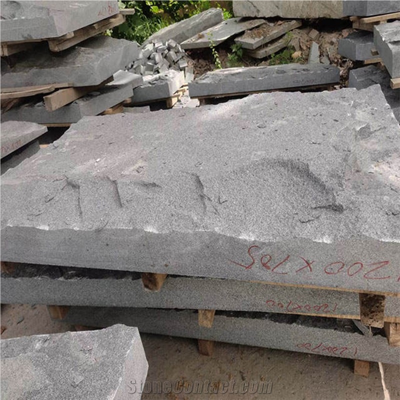 China G654 Split Face Mushroom Stone Wall Tiles