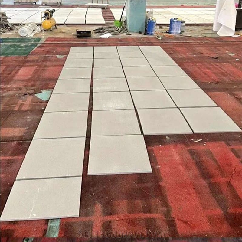 China Natural Grey Sandstone Tiles Cladding